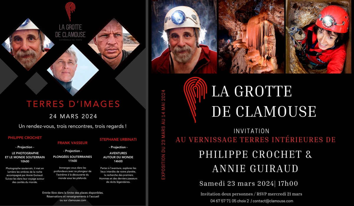 Grotte de Clamouse : Terres intérieures (23 et 24 mars 2024)