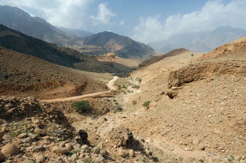 Sultanate of Oman - Track to the village of Al hisn(VO-07-0124)